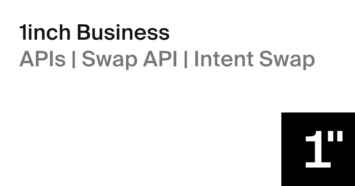 Swap API › Intent Swap (Gasless) › Introduction